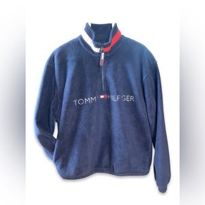 Tommy Hilfiger half zip teddy crew - 💙 ❤️